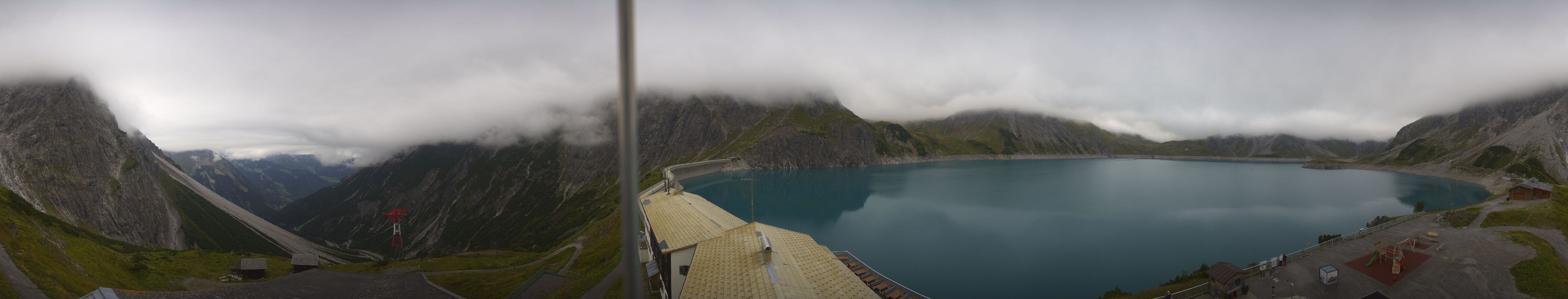 Archived image Webcam Lake "Lünersee", Vorarlberg
