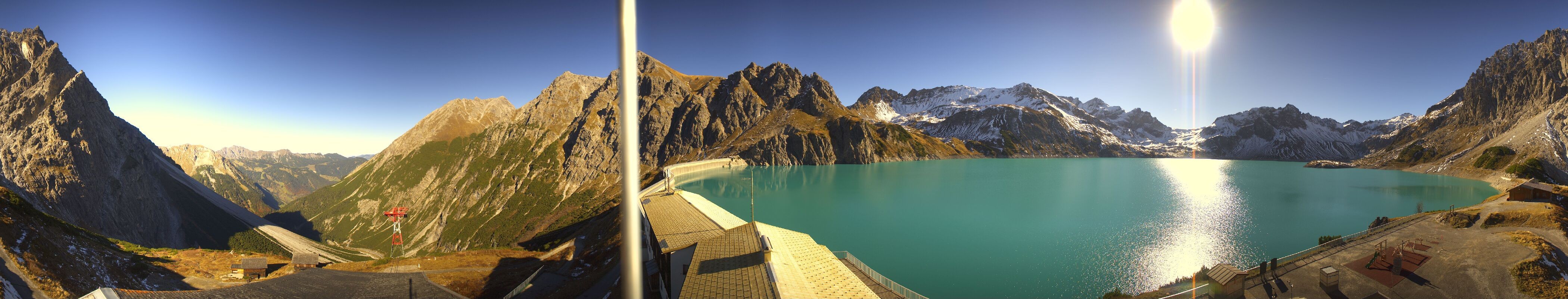 Archived image Webcam Lake "Lünersee", Vorarlberg
