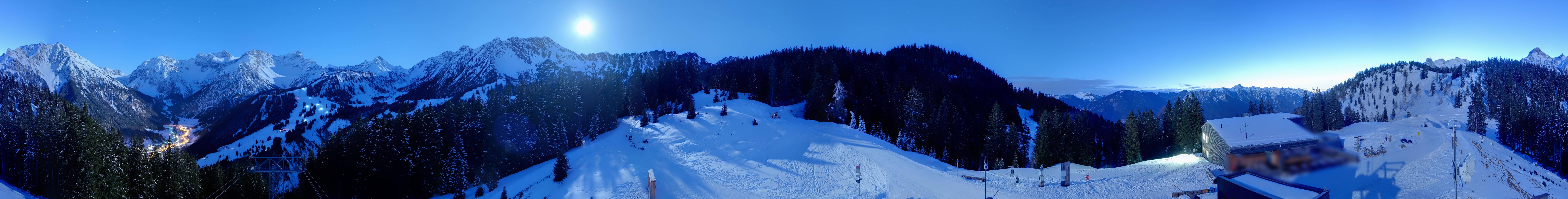 Archiv Foto Webcam Panoramablick Brandnertal, Vorarlberg