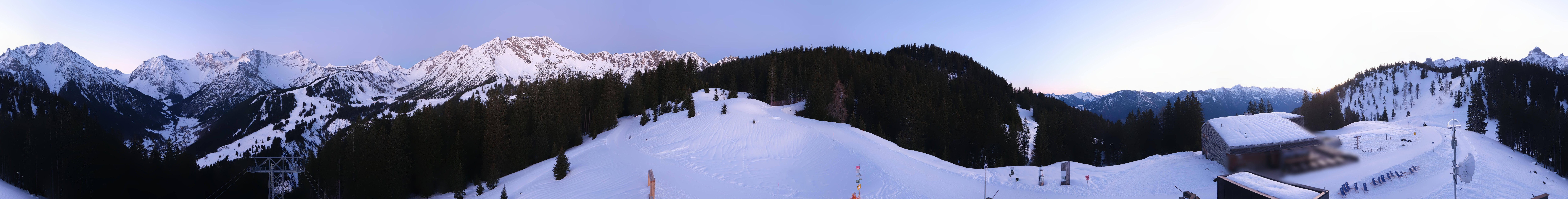 Archived image Webcam Panoramic view valley "Brandnertal", Vorarlberg
