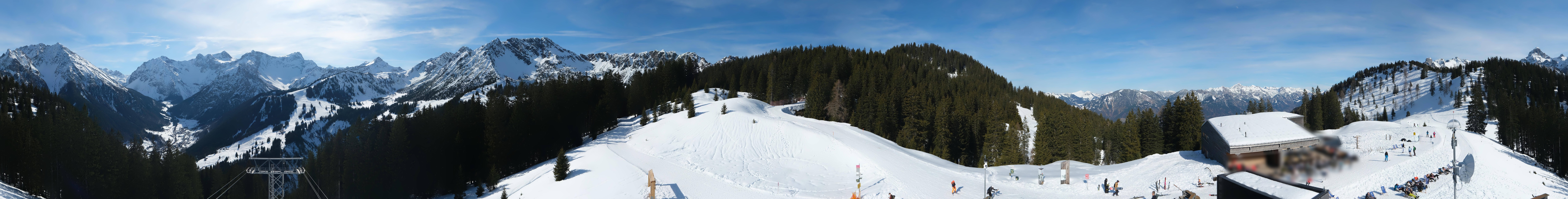 Archived image Webcam Panoramic view valley "Brandnertal", Vorarlberg