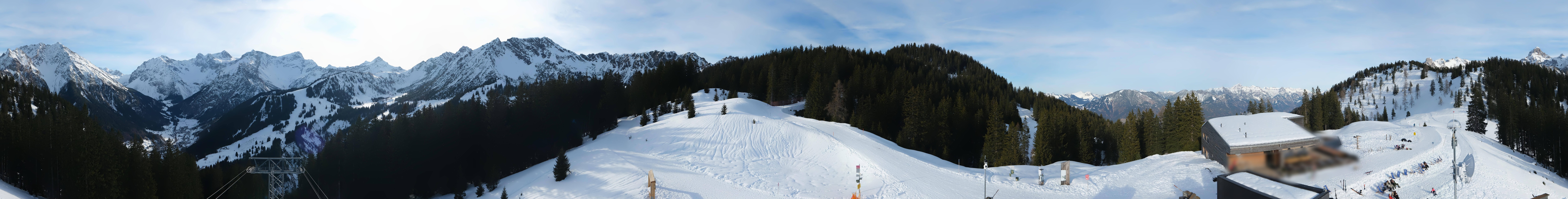 Archived image Webcam Panoramic view valley "Brandnertal", Vorarlberg