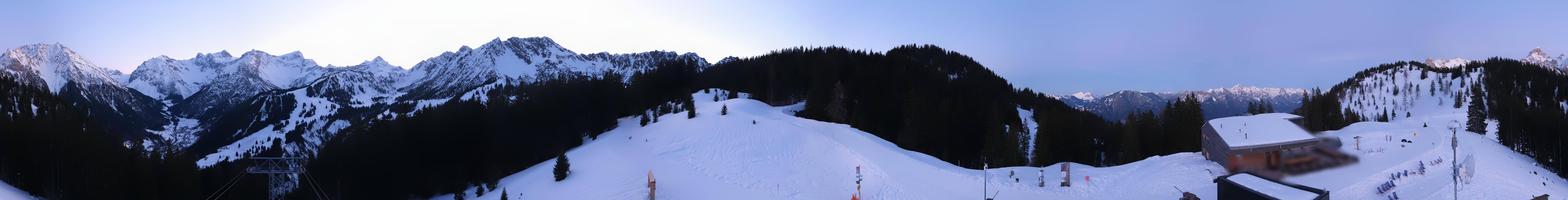Archived image Webcam Panoramic view valley "Brandnertal", Vorarlberg