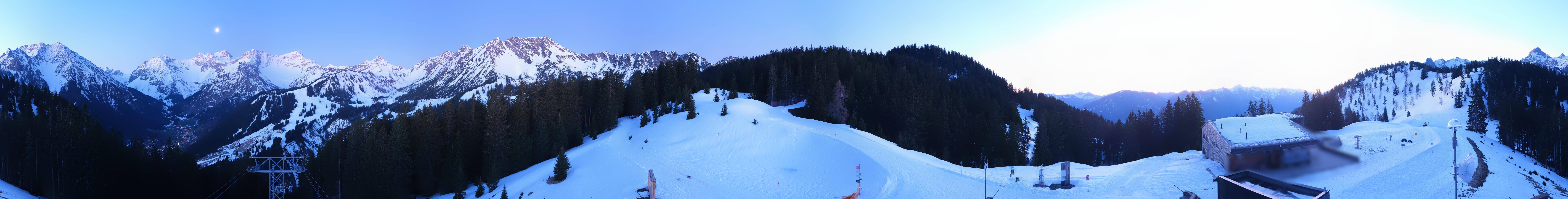 Archived image Webcam Panoramic view valley "Brandnertal", Vorarlberg