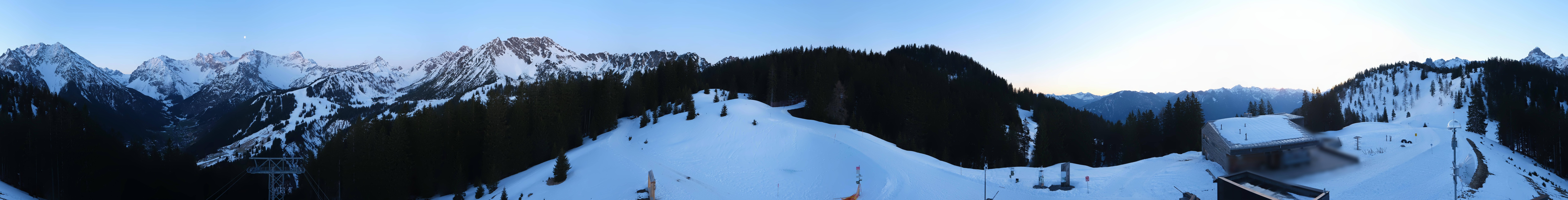Archived image Webcam Panoramic view valley "Brandnertal", Vorarlberg