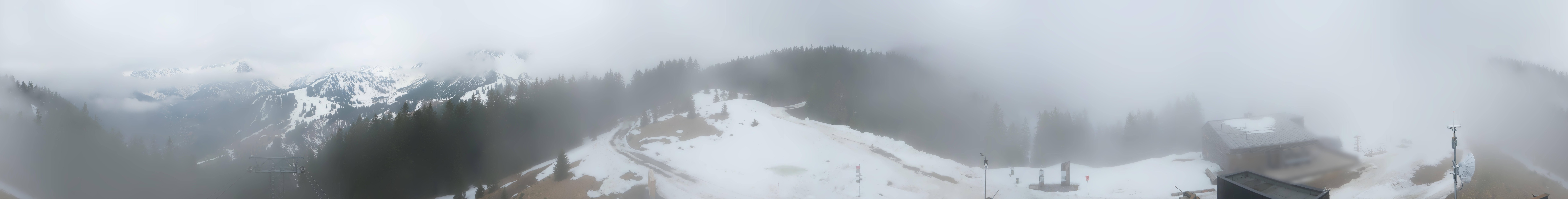 Archived image Webcam Panoramic view valley "Brandnertal", Vorarlberg