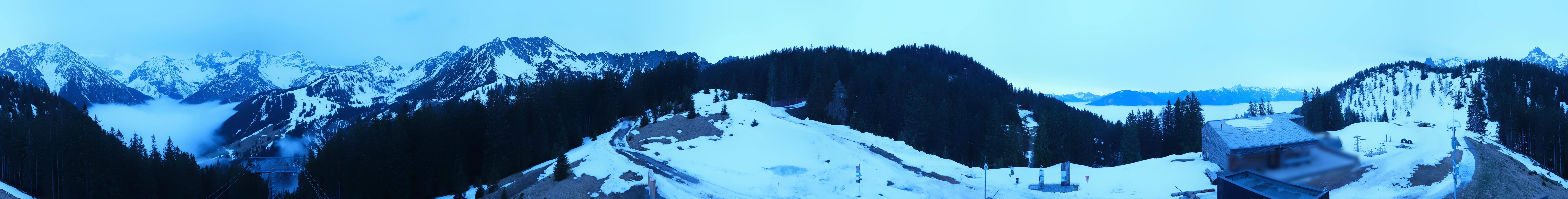 Archiv Foto Webcam Panoramablick Brandnertal, Vorarlberg
