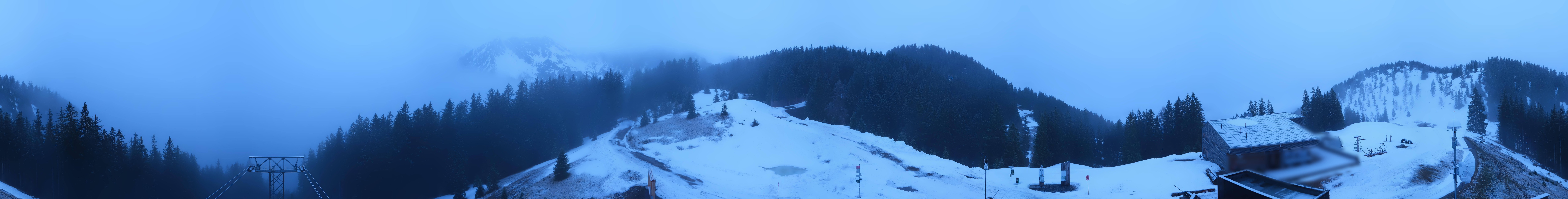 Archived image Webcam Panoramic view valley "Brandnertal", Vorarlberg