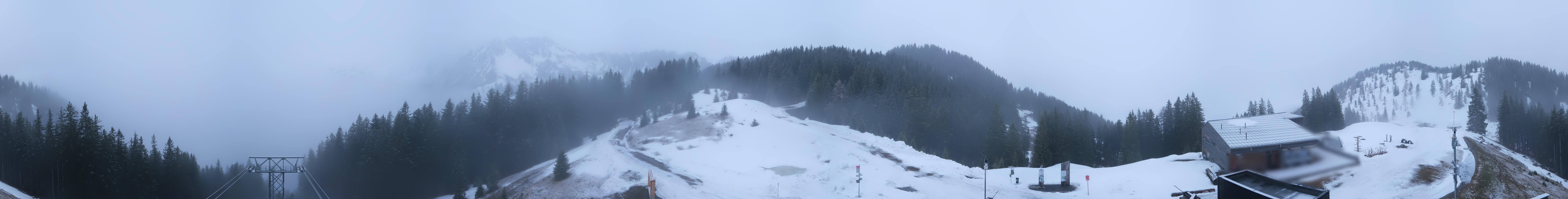 Archived image Webcam Panoramic view valley "Brandnertal", Vorarlberg