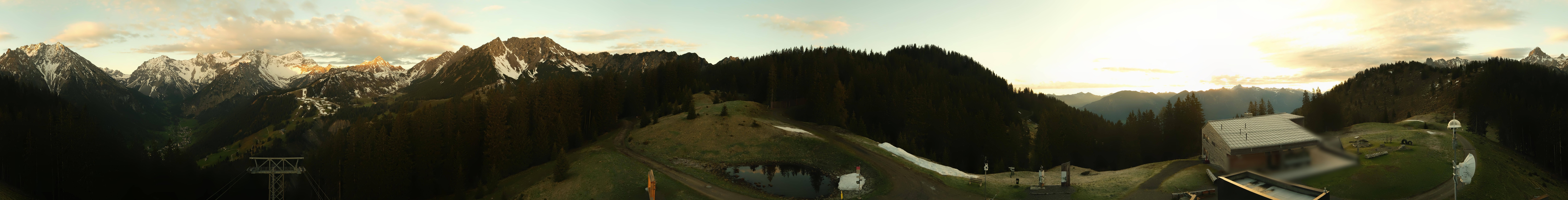 Archiv Foto Webcam Panoramablick Brandnertal, Vorarlberg