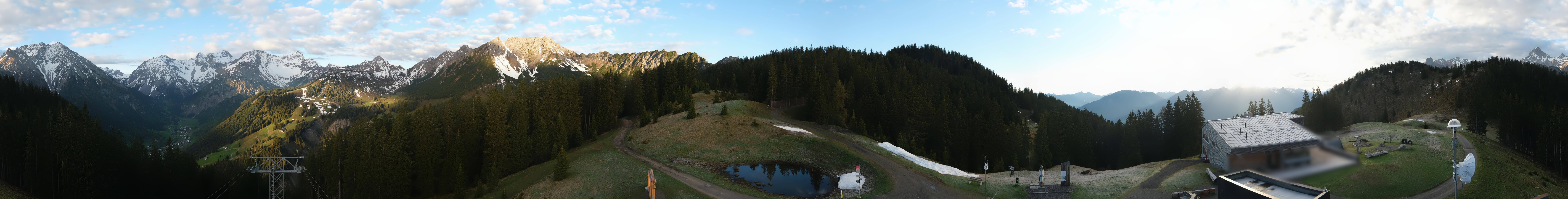 Archiv Foto Webcam Panoramablick Brandnertal, Vorarlberg