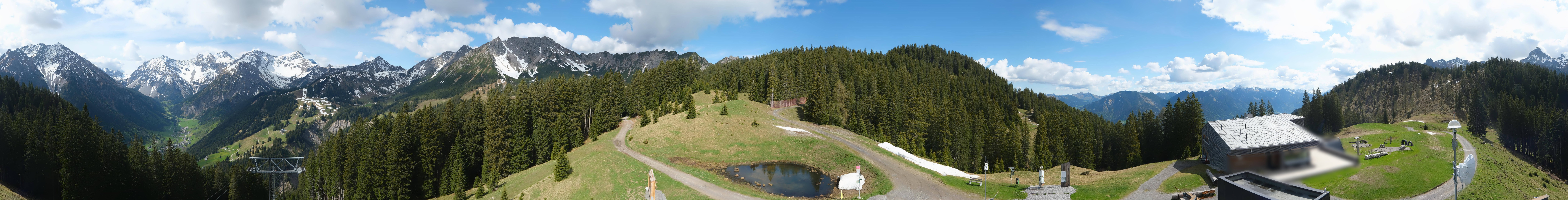 Archiv Foto Webcam Panoramablick Brandnertal, Vorarlberg