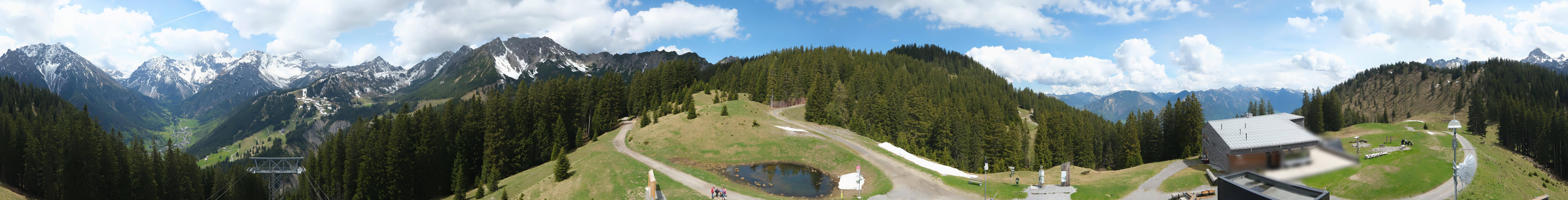 Archiv Foto Webcam Panoramablick Brandnertal, Vorarlberg