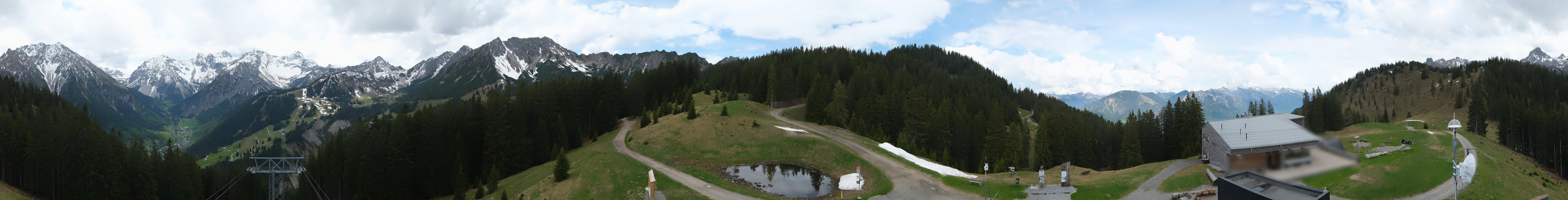 Archiv Foto Webcam Panoramablick Brandnertal, Vorarlberg
