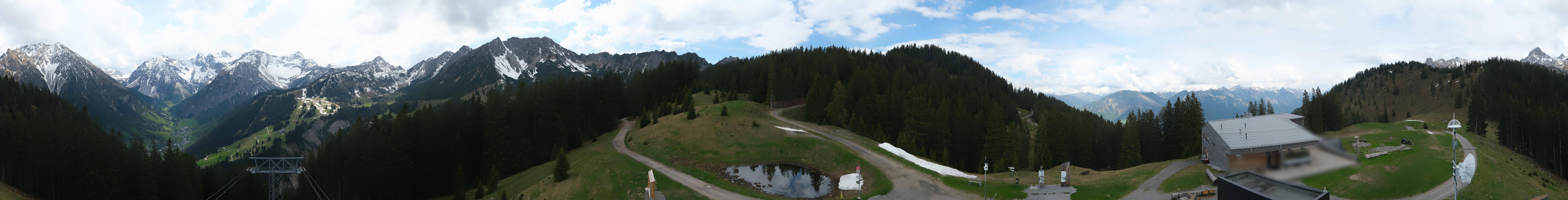 Archiv Foto Webcam Panoramablick Brandnertal, Vorarlberg