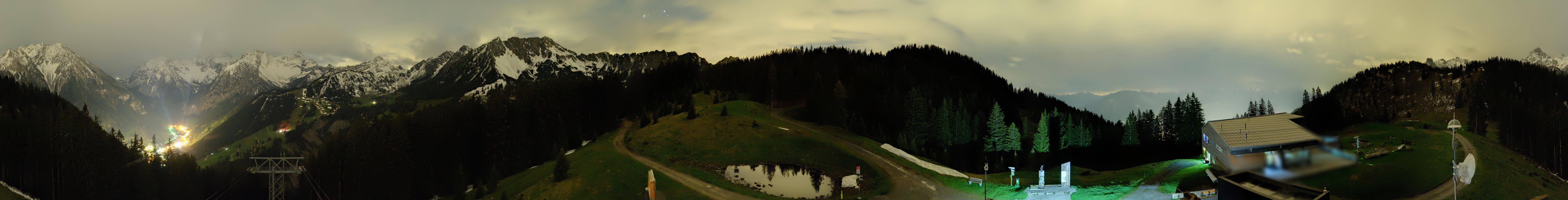 Archiv Foto Webcam Panoramablick Brandnertal, Vorarlberg
