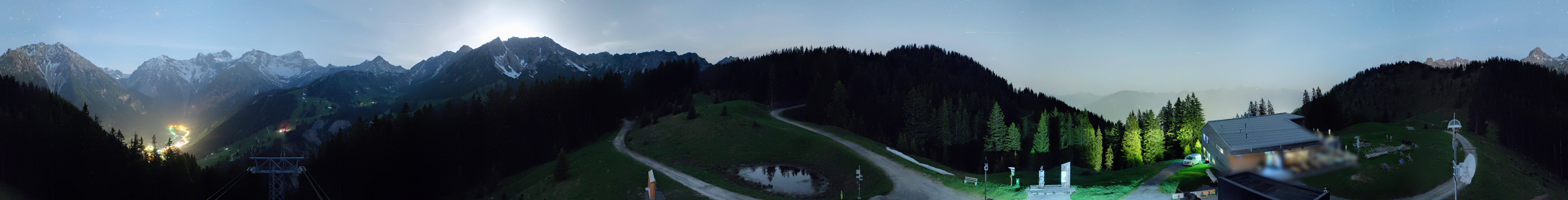 Archiv Foto Webcam Panoramablick Brandnertal, Vorarlberg