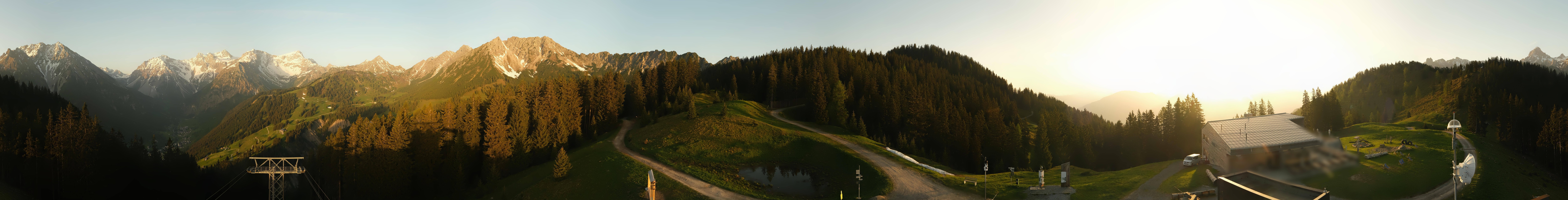 Archiv Foto Webcam Panoramablick Brandnertal, Vorarlberg
