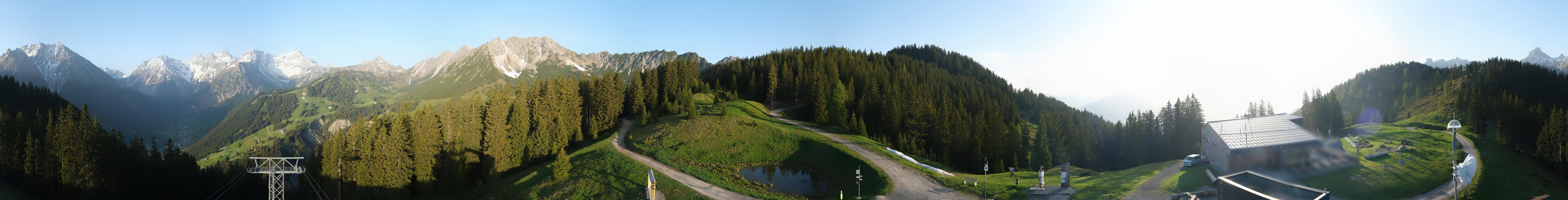 Archiv Foto Webcam Panoramablick Brandnertal, Vorarlberg