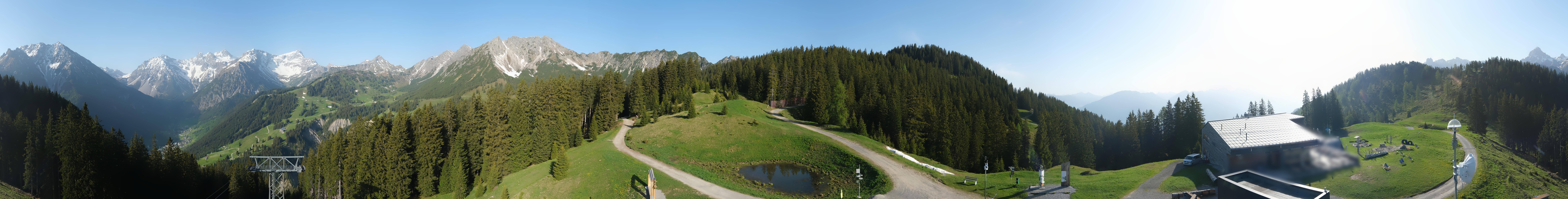 Archiv Foto Webcam Panoramablick Brandnertal, Vorarlberg