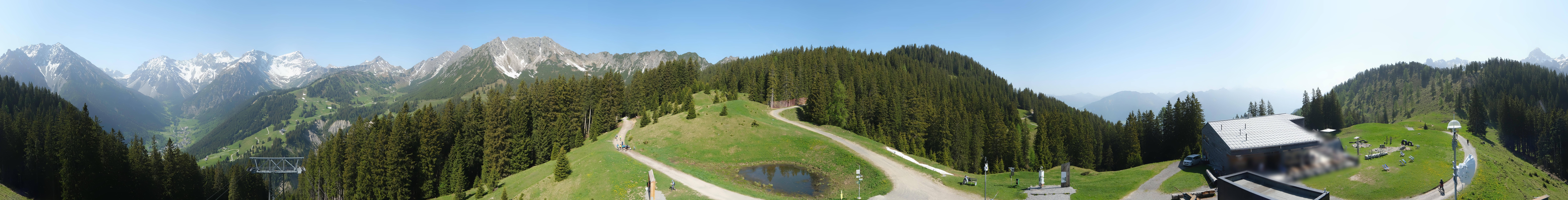 Archiv Foto Webcam Panoramablick Brandnertal, Vorarlberg