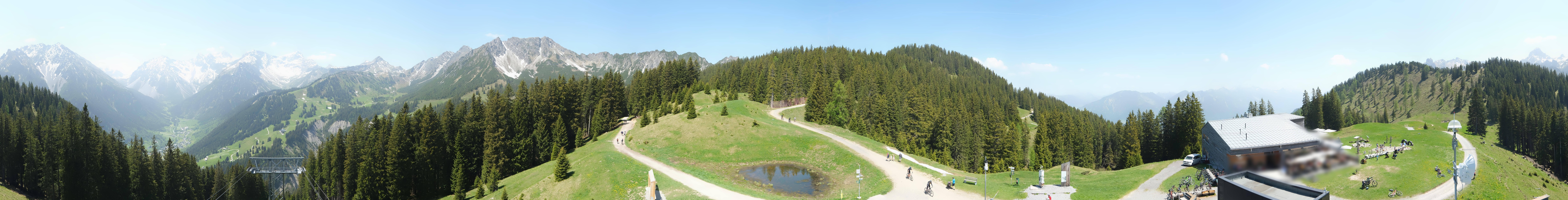 Archiv Foto Webcam Panoramablick Brandnertal, Vorarlberg
