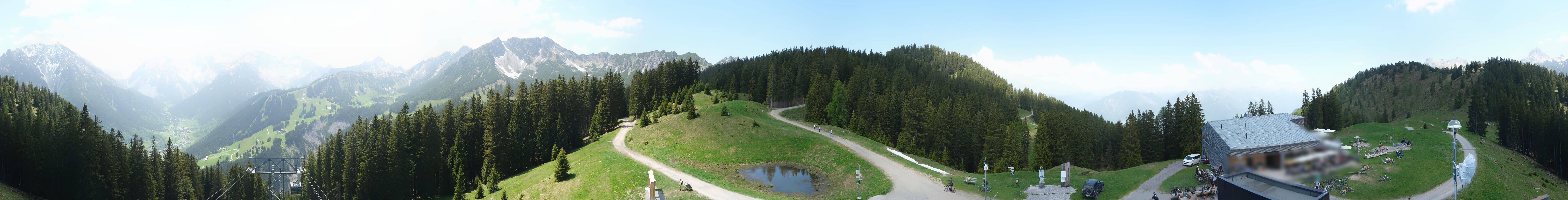 Archiv Foto Webcam Panoramablick Brandnertal, Vorarlberg