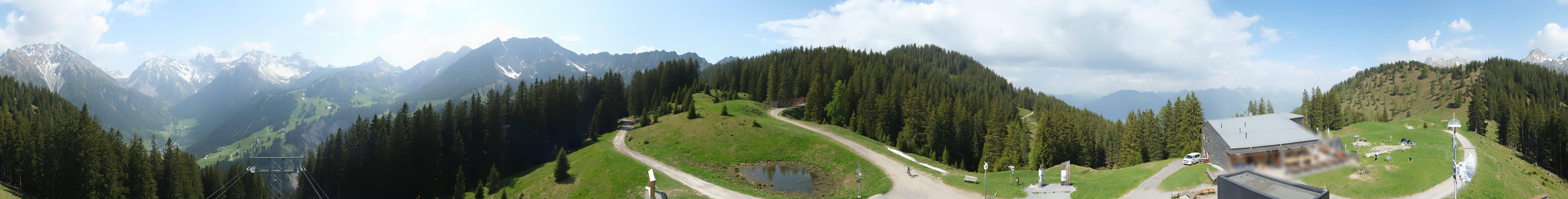 Archiv Foto Webcam Panoramablick Brandnertal, Vorarlberg