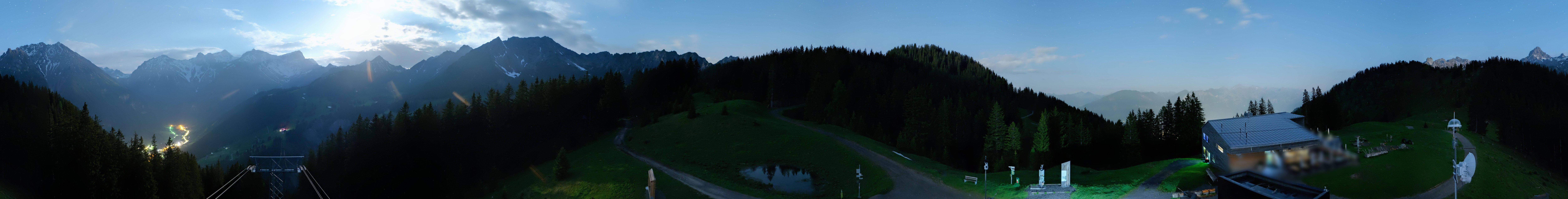 Archived image Webcam Panoramic view valley "Brandnertal", Vorarlberg