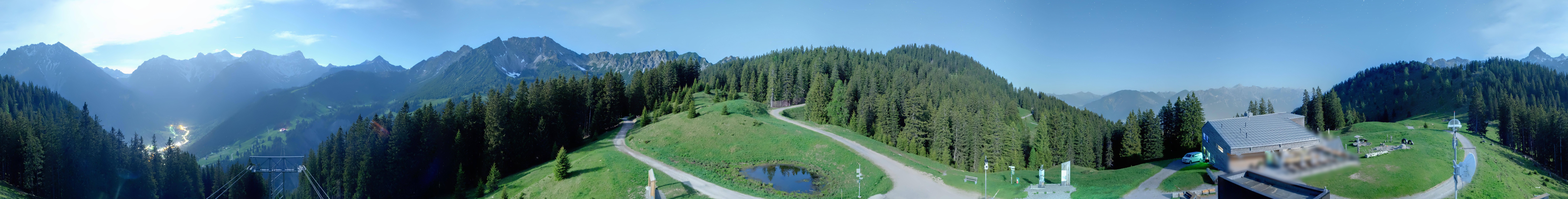 Archived image Webcam Panoramic view valley "Brandnertal", Vorarlberg