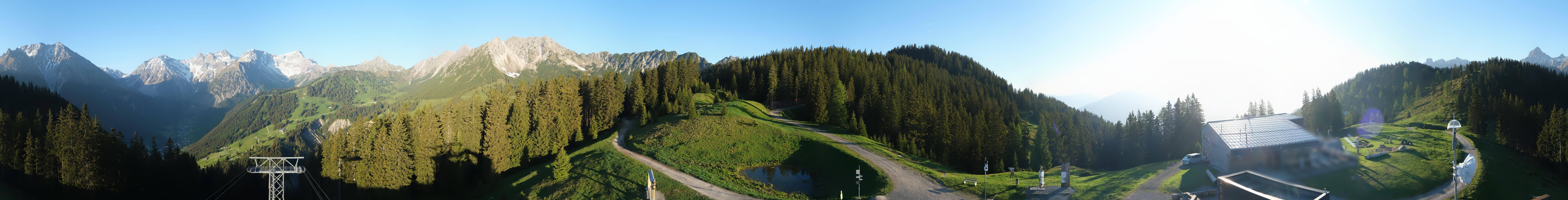 Archived image Webcam Panoramic view valley "Brandnertal", Vorarlberg