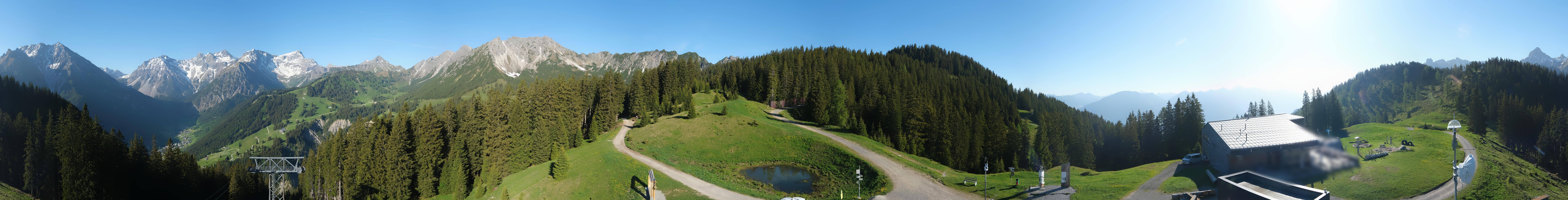 Archived image Webcam Panoramic view valley "Brandnertal", Vorarlberg