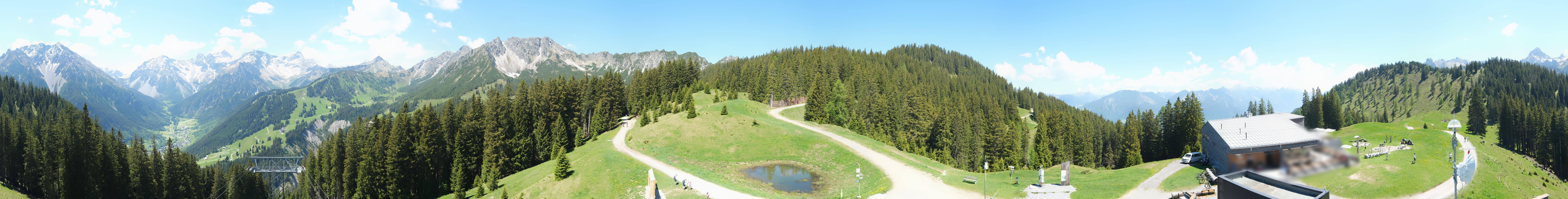 Archived image Webcam Panoramic view valley "Brandnertal", Vorarlberg
