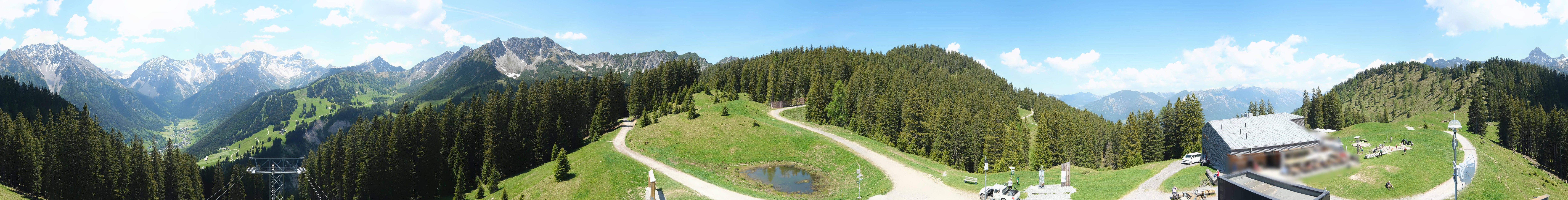 Archived image Webcam Panoramic view valley "Brandnertal", Vorarlberg