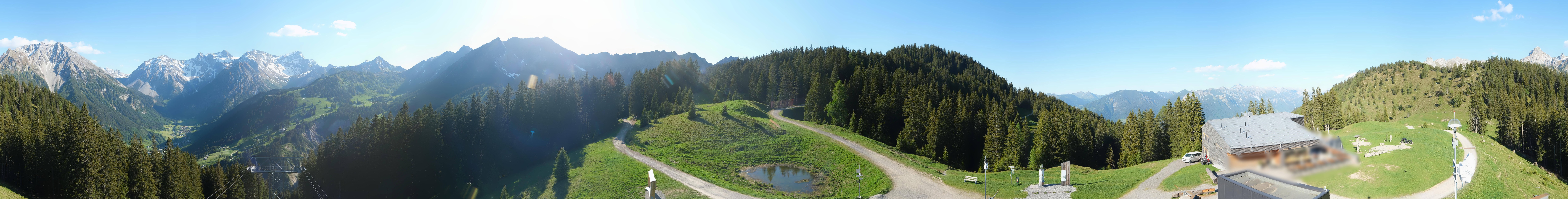 Archived image Webcam Panoramic view valley "Brandnertal", Vorarlberg