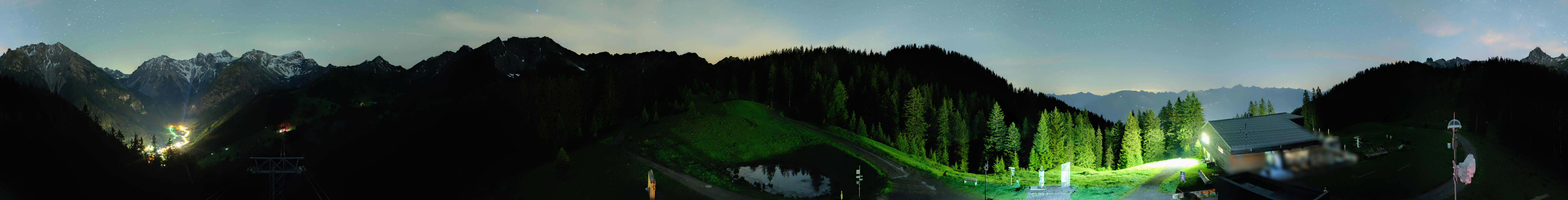 Archiv Foto Webcam Panoramablick Brandnertal, Vorarlberg