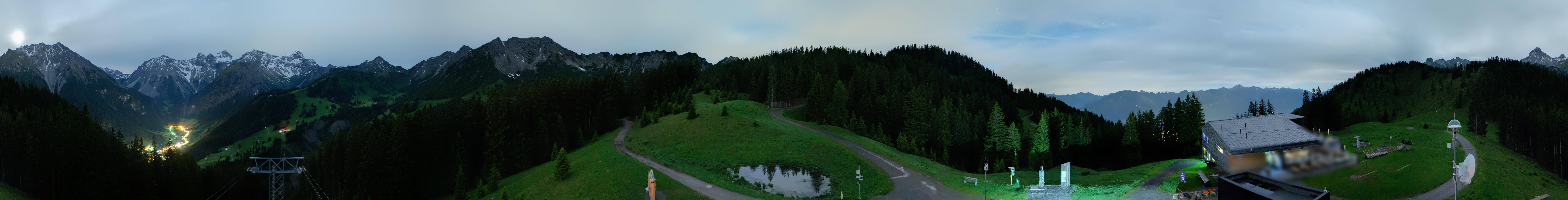 Archiv Foto Webcam Panoramablick Brandnertal, Vorarlberg