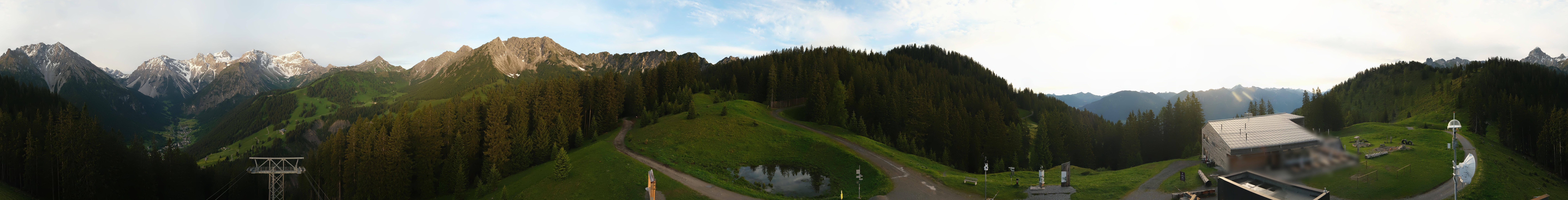 Archiv Foto Webcam Panoramablick Brandnertal, Vorarlberg