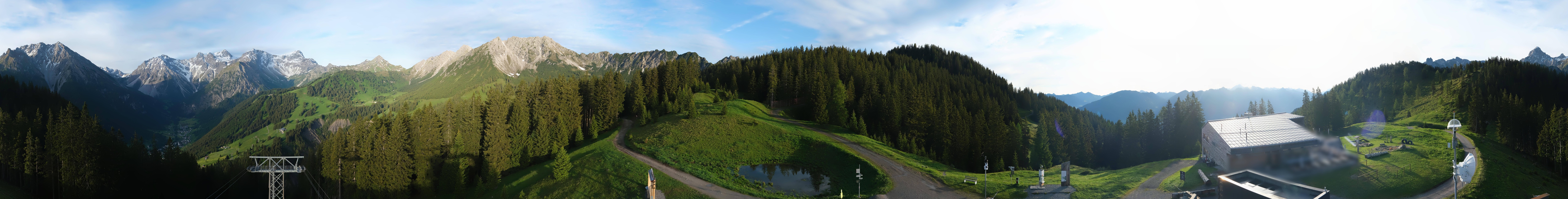 Archiv Foto Webcam Panoramablick Brandnertal, Vorarlberg
