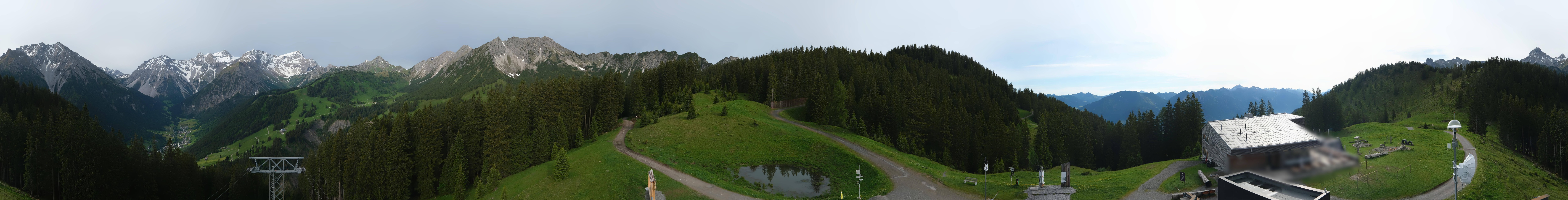Archived image Webcam Panoramic view valley "Brandnertal", Vorarlberg