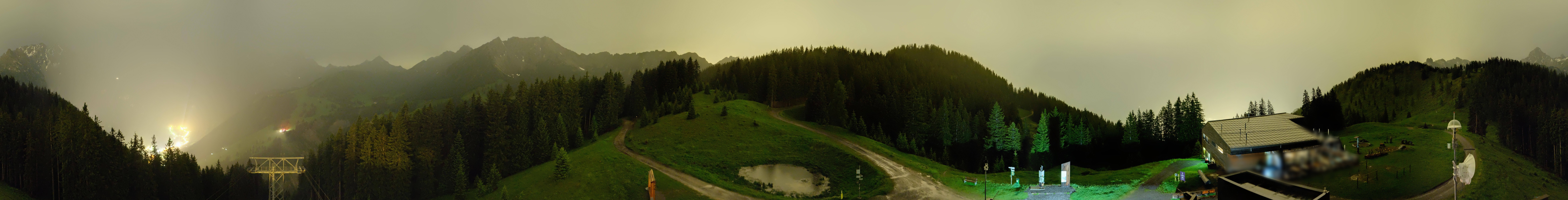 Archiv Foto Webcam Panoramablick Brandnertal, Vorarlberg