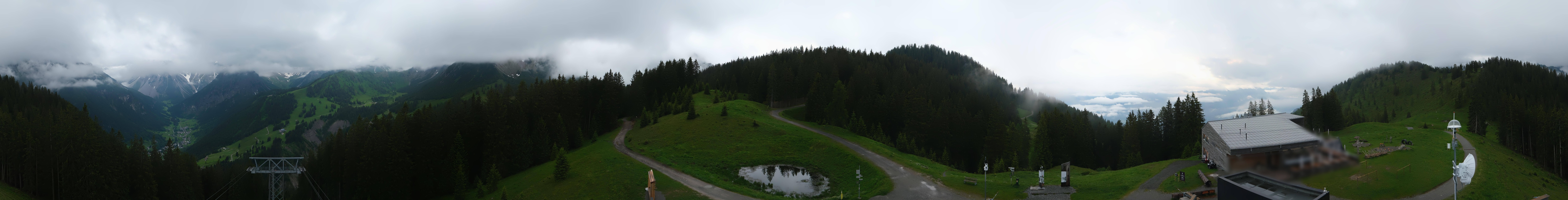 Archiv Foto Webcam Panoramablick Brandnertal, Vorarlberg