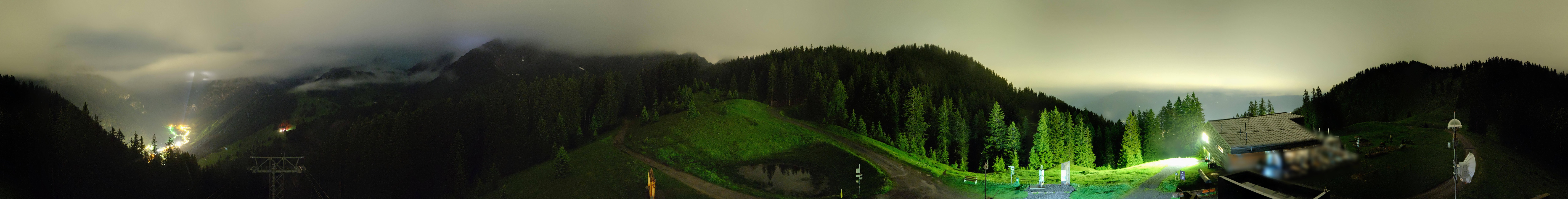 Archived image Webcam Panoramic view valley "Brandnertal", Vorarlberg