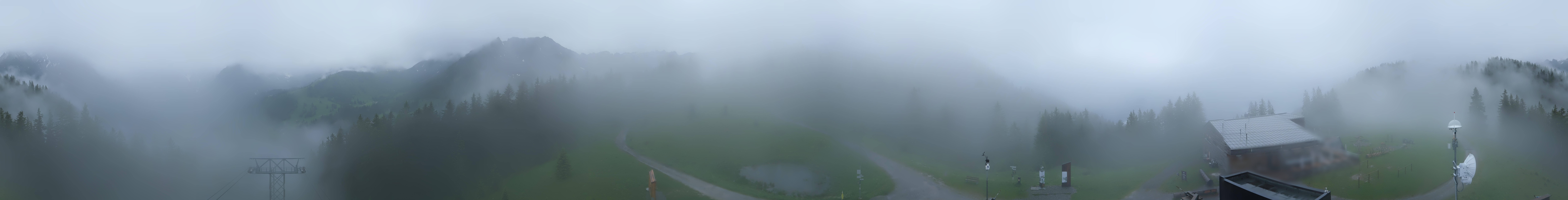 Archived image Webcam Panoramic view valley "Brandnertal", Vorarlberg