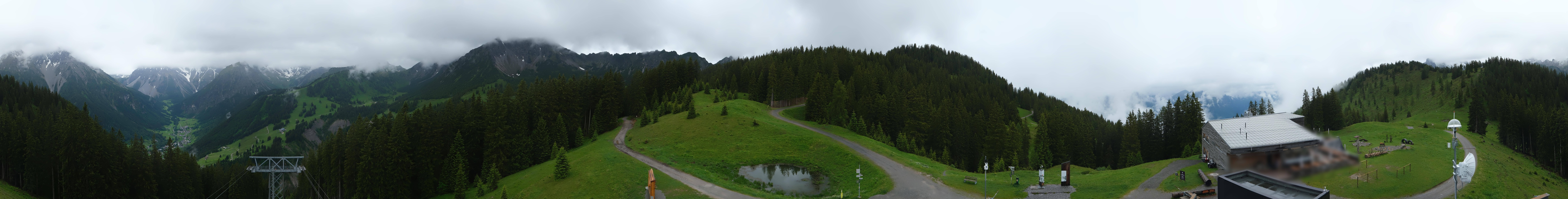 Archived image Webcam Panoramic view valley "Brandnertal", Vorarlberg