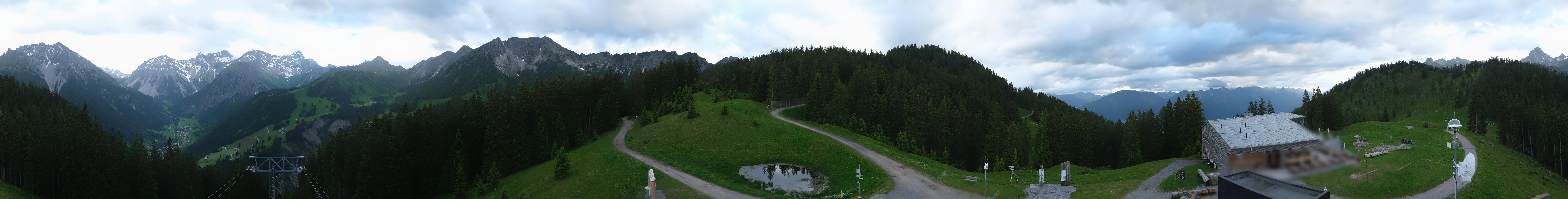 Archiv Foto Webcam Panoramablick Brandnertal, Vorarlberg