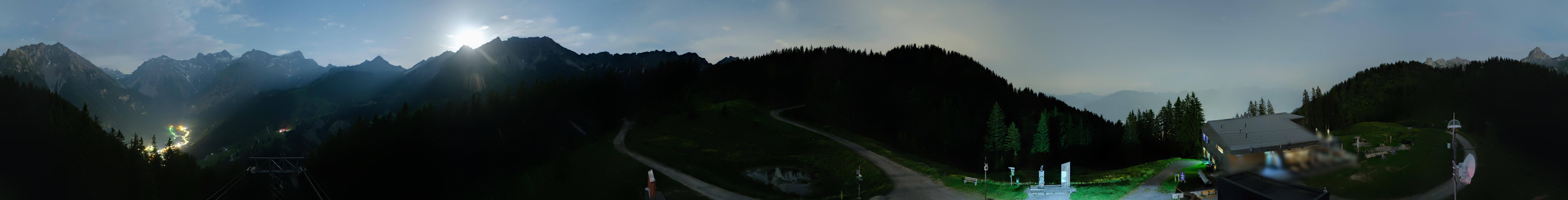 Archived image Webcam Panoramic view valley "Brandnertal", Vorarlberg
