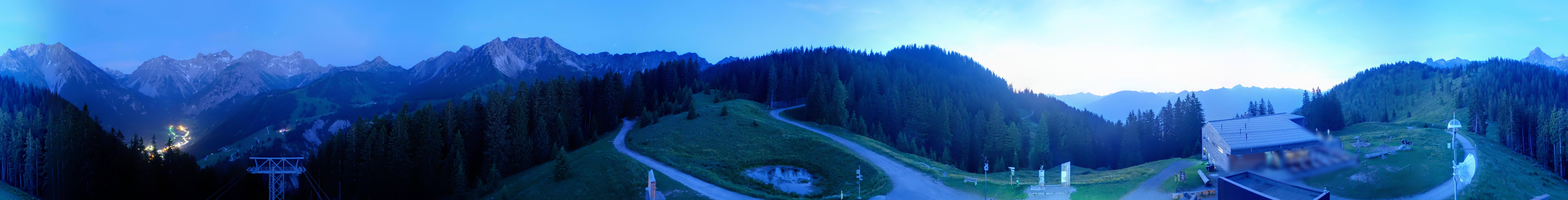 Archived image Webcam Panoramic view valley "Brandnertal", Vorarlberg