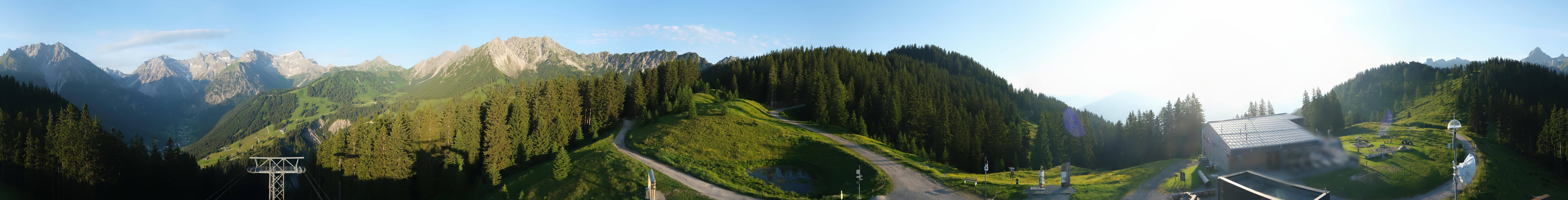 Archived image Webcam Panoramic view valley "Brandnertal", Vorarlberg