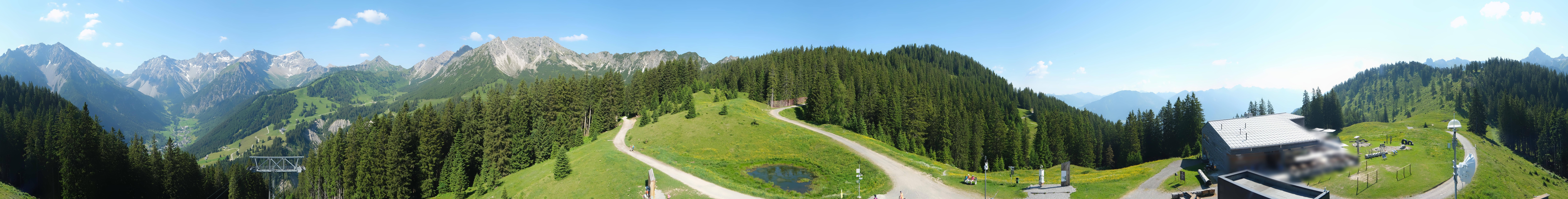 Archived image Webcam Panoramic view valley "Brandnertal", Vorarlberg